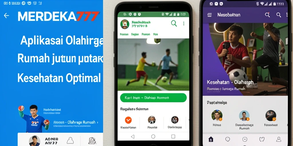 Antarmuka MERDEKA777 yang ramah pengguna untuk berolahraga di rumah.