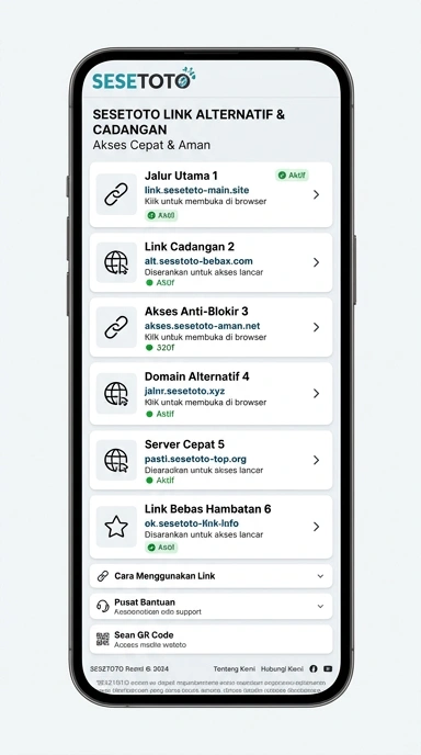 Link Alternatif Akses Sesetoto Terbaru